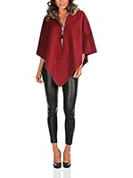 Bleu Marine Poncho (Burdeos)