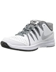 Shoes: Nike Womens Vapor Court Tennis Shoes White Silver Grey (7.5 B(M) US) - Nike