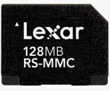 Lexar 128MB RS-MMC
