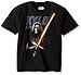 Star Wars Big Boys' Kylo Ren T-Shirt, Glow Black, X-Large/18-20