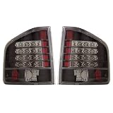 94-04 Chevy S-10 Black LED Tail Lights + LED 3RD Brake Light Combo by Luminx Lighting
