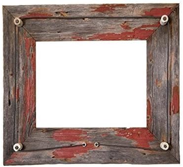 Red paint barn wood with knob and tube wiring Order number 1816