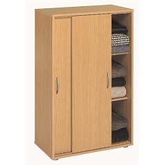 Kommode W�scheschrank mit Schiebet�ren Buche Dekor