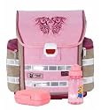 McNeill Kinder Schulranzenset 3tlg.Set Ergo Light 800 Plus, Chip ros&eacute;, 34x38x20 cm