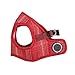 PUPPIA Authentic Cyberspace Pet Harness B, Large, Wine