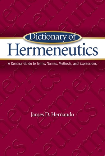 Dictionary of Hermeneutics