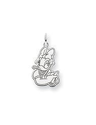Sterling Silver Disney Daisy Duck Charm