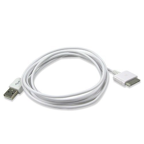 Extra Long 6 Foot USB Data Sync Cable For All iPod, iPhone, iPod Touch Models 2G 3G 4G Extra Long 6 Foot USB Data Sync Cable For All iPod, iPhone, iPod Touch Models 2G 3G 4G