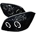 Spec-D Tuning 2LHP-COB05G-TM Chevy Cobalt Halo Glossy Black Smoke Projector Head Lights