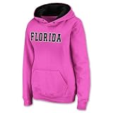 COLOSSEUM Florida Gators Women's NCAA Pullover Hooded Sweatshirt, Pink/Black
