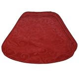 Berry Wine Jacquard Wedge-Shaped Placemat for Round Tables
