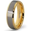 6.5mm Gold Plated Titanium Ring (Sizes 7-12)