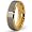 6.5mm Gold Plated Titanium Ring - Size 11