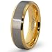 6.5mm Gold Plated Titanium Ring (Sizes 7-12)