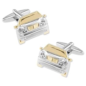 Novelty Car by Enrico Pardini silver rhodium cufflinks