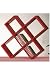 Hot: Nice Design Red Cd Rack for Home Office Use & Decor