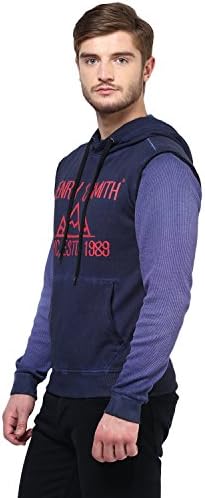 Henry and Smith Blue Sleeveless Hoodie (M)