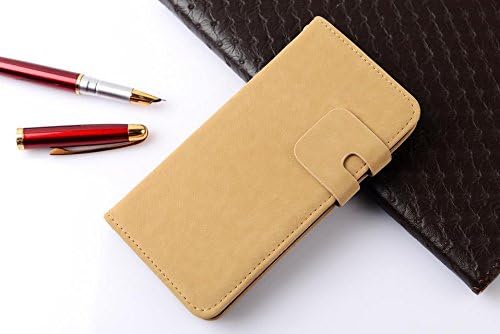 Faypro (TM) Leather Wallet Stand Design Case Cover Credit Card Holder for Apple Iphone 6 4.7 (beige)