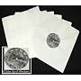100 White Plastic Lined Paper Innersleeves with Window for 12" Vinyl Records #12IA - Prevent Paper Scratches & Protect Against Dust! (Albums / Inner Sleeves)