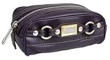 Dolce & Gabbana Dark Purple Leather Small Travel Case BT0532-A1521-80442