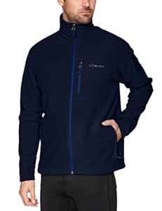Columbia Men's Fast Trek II Full Zip Fleece Jacket, Collegiate Navy, Large