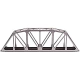 HO KIT Code 100 18 Through Truss Bridge, Silver by Atlas Model Railroad
