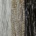 "Salt and Pepper" Black & Gray Mix Feather Hair Extension Bundle