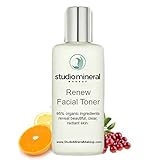 Studio Mineral Makeup Renew Facial Toner / 95% Organic / Reveal Younger Brighter Skin