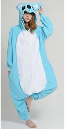 Blue Cow Koala Cosplay Costume Japan Party Dress Nightwear For Women (Size M)