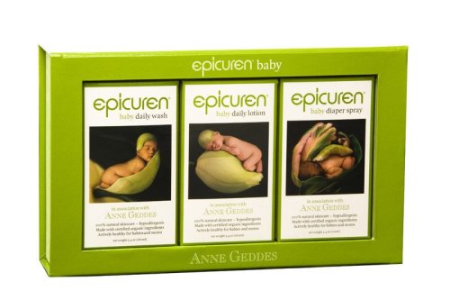 Epicuren Baby Gift Set, 3 Essential Products