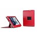 Deluxe Leather Case with Built-in Stand for Apple iPad (Red)