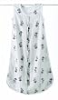 Aden + Anais Slumber, Muslin Sleeping Bag Single Layer, Jungle Jam - Monkey, Large (22-28lbs)
