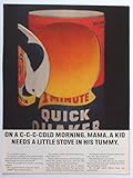 1960's Quaker Oats Stove Package Print Ad (936)