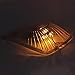Partsam 5pc Roof Light Cab Marker Clear Cover+168 Amber 10-3528-SMD LED Bulb for 1988-2002 Chevy/GMC C/K1500/2500/3500/4500/5500/6500/7500 Kodiak Topkick trucks