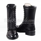 Dragster Biker Motorcycle City Mens Mid Half Calf Short Leather Stylish Boots Boots