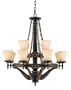 Imperial Collection Twelve Light Two Tier Chandelier
