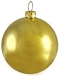 Shiny Twilight Gold Commercial Shatterproof Christmas Ball Ornament 4" (100mm)