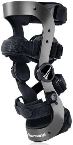 Townsend Rebel Ligament Knee Brace (XLarge - Left - 16"" Length - Black - CI (Combined ACL/PCL) - Pro)