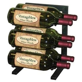 Vintage View 6 Bottle Countertop Kitchen Wine Rack by VintageView
