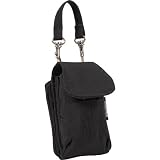 Baggallini Crinkle Flip Phone Case, Black