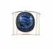 Ring - XR-1 - Sterling Silver (.925 Pure) Set with Beautiful Handmade Dichroic Glass ~ Size 8