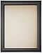 Craig Frames 1WB3BK 4 by 10-Inch Picture/Poster Frame, Smooth Finish, 1-Inch Wide, Matte Black