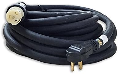 Cablemaster 50 Amp, 10 Feet Generator Extension Power Cord/Transfer Switch Cord and Portable Power Cord - Free Same Day Shipping
