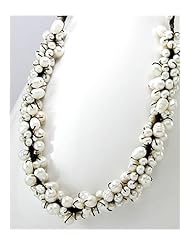 Cotton Waxed Thread Fresh water Pearl Necklace