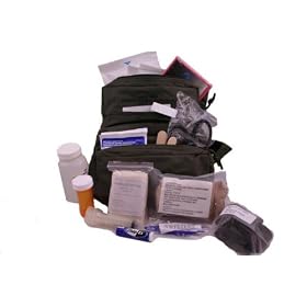 Elite First Aid M3 Medical Bag with Supplies, GI Style Issue