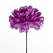 Stunning Full Bloomed Purple Silk Carnation Picks for Mothers Day, Corsages, Floral Arranging and More- 30 Picks