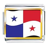 Panama Flag Photo Italian Charm