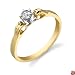 0.20 carat Diamond Solitaire Ring 14Kt Yellow Gold