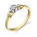 0.20 carat Diamond Solitaire Ring 14Kt Yellow Gold