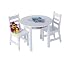 Lipper International Child's Child's Rd. Table &amp; 2 Chairs-White 524W